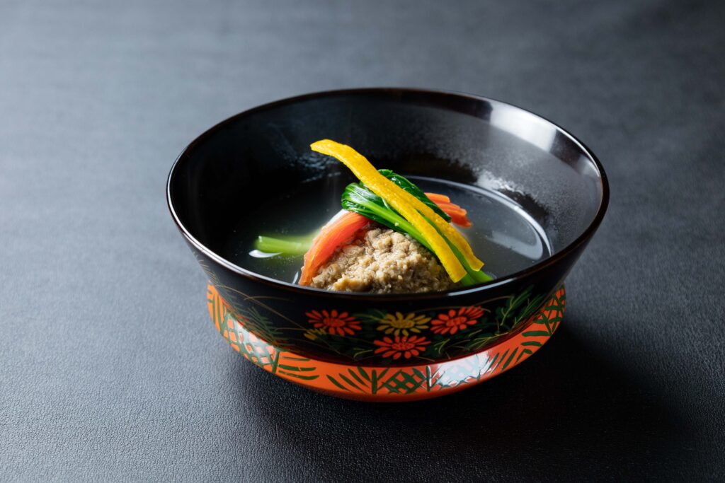 フレキシミート/大豆と放牧牛のつみれ椀